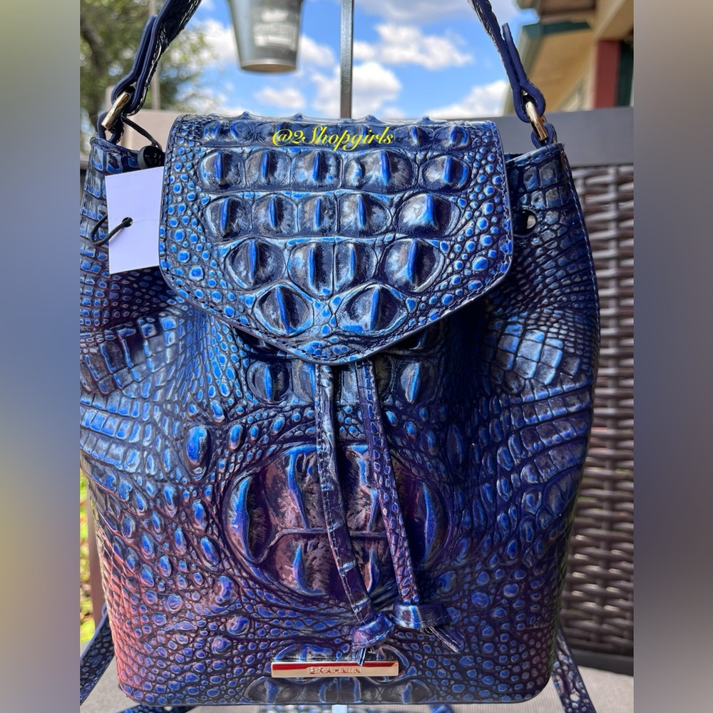NWT Brahmin Kendall Kyanite Mini-Backpack #1